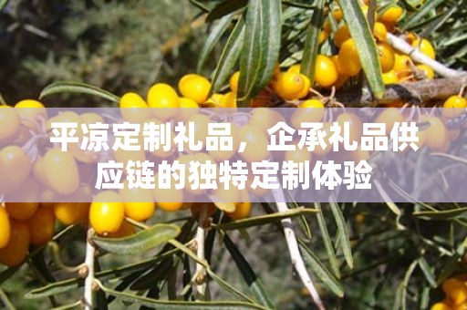 平凉定制礼品，企承礼品供应链的独特定制体验
